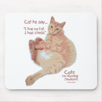 Cats for Nursing Students - I Has Stress mousepads