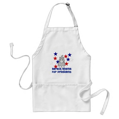 Cats For Obama Apron by orsobear