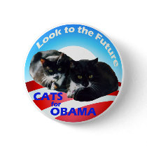 Cats For Obama buttons