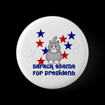 Cats For Obama buttons by orsobear Cats For Obama buttons