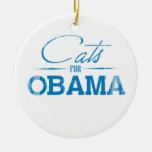 Cats for Obama Faded.png Ornaments