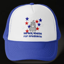 Cats For Obama hats by orsobear Cats For Obama hats