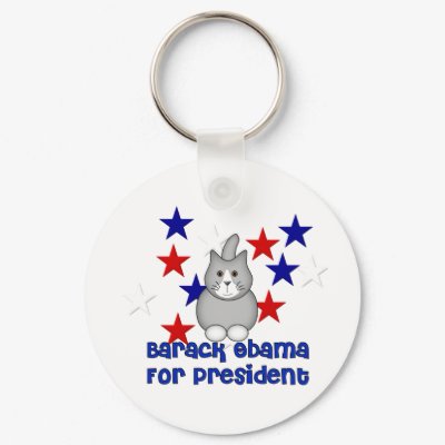 Cats For Obama Key Chain by orsobear