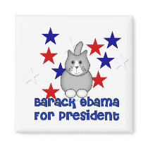 Cats For Obama magnets