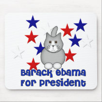 Cats For Obama mousepads by orsobear Cats For Obama mousepads