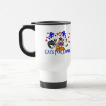 CATS FOR OBAMA MUG