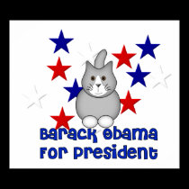 Cats For Obama posters by orsobear Cats For Obama posters