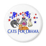 CATS FOR OBAMA magnets