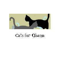 Cats for Obama t-shirts