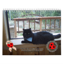 Cats for VAS Awareness! Wall Calendars