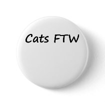 Cats FTW buttons by szclothingdesigns Cats FTW buttons