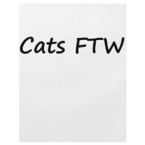 Cats FTW flyers by szclothingdesigns Cats FTW flyers