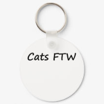 Cats FTW keychains