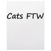 Cats FTW letterhead by szclothingdesigns Cats FTW letterhead