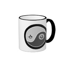 Cats in Balance 2 Yin Yang Mugs