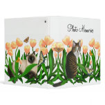 Cats in Butterfly Garden Avery Binder