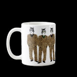 Cats in Jaguar Print Suits Gift Mug mugs