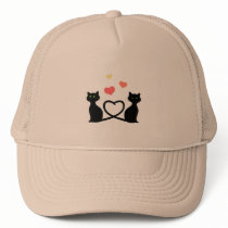 Cats In Love hats