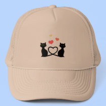 Cats In Love hats