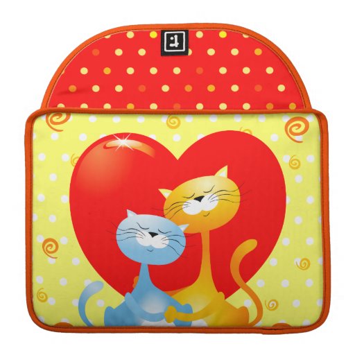 Cats in love, Macbook sleeve MacBook Pro Sleeves