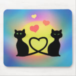 Cats In Love Mouse Pads