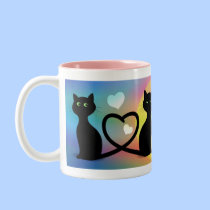 Cats In Love mugs