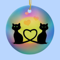 Cats in Love ornaments