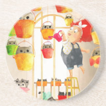 Cats in The Attic coasters