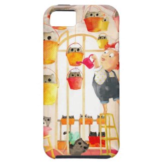 Cats in The Attic iPhone 5 Covers