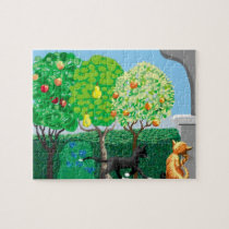 cats in the garden puzzles
