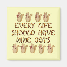 Cats Life Refrigerator Magnets