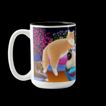 Cats Love Clean Laundry Mug