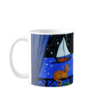 Cats Magical Night Nite Magic Mug
