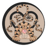 Cat's Meow Round Sticker