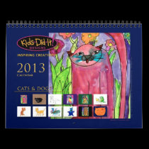 Cats 'n Dogs | 2013 Calendar | Kids-Did-It! Design calendars