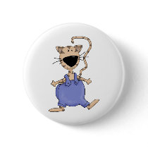 Cats 'n' Dogs · Cat in Overall buttons