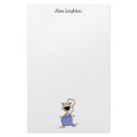 Cats 'n' Dogs · Cat in Overall Stationery Design