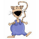 Cats 'n' Dogs · Cat in Overall t-shirts