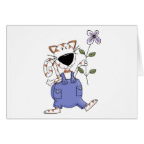 Cats 'n' Dogs · Cat with Flower cards