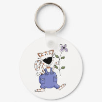 Cats 'n' Dogs · Cat with Flower keychains