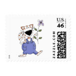 Cats 'n' Dogs · Cat with Flower postage