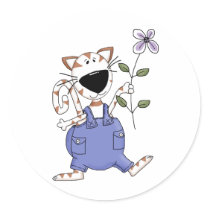 Cats 'n' Dogs · Cat with Flower stickers
