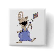 Cats 'n' Dogs · Cat with Kite buttons