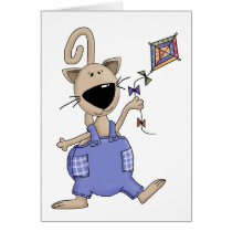 Cats 'n' Dogs · Cat with Kite cards