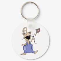 Cats 'n' Dogs · Cat with Kite keychains