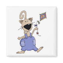 Cats 'n' Dogs · Cat with Kite magnets