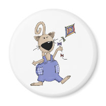 Cats 'n' Dogs · Cat with Kite magnets