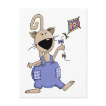 Cats 'n' Dogs · Cat with Kite postcards