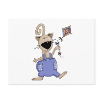 Cats 'n' Dogs · Cat with Kite postcards