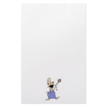 Cats 'n' Dogs · Cat with Kite Personalized Stationery